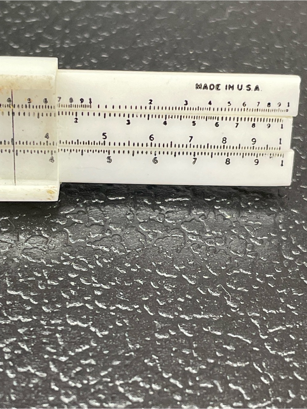 Vintage slide rule Men's Tie clip